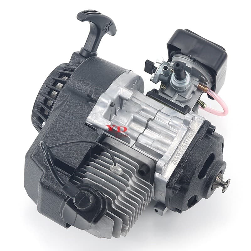 Mini Motorcycle Parts 49CC Pocket Bike Mini Dirt Bike Recoil Start Two-Stroke Gasoline Engine