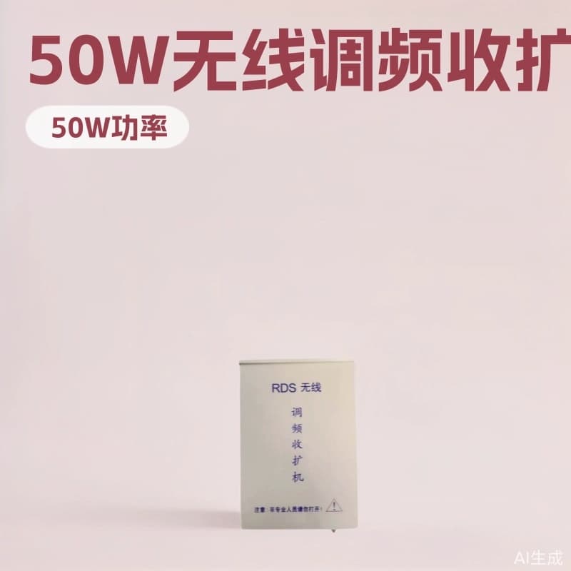 50W Addressable RDS Wireless FM Transceiver for Village-to-Village Fire Safety Public Broadcasting System, Intelligent Sound Reinforcement