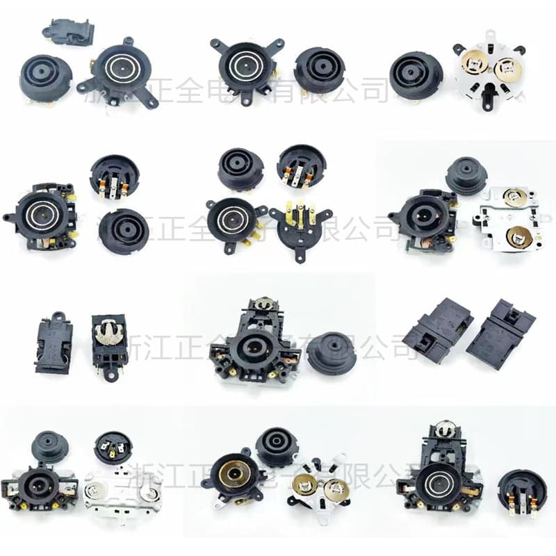 Production of Fast Electric Kettle Accessories Electric Kettle Base Switch Connection Coupler Socket with Switch Three-Piece Set