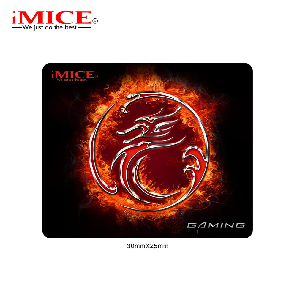 IMICE Gaming Mousepad Computer Keyboard Mousepad Gift Rubber Non-Slip Single-Sided Gaming Mousepad for Business Gifts