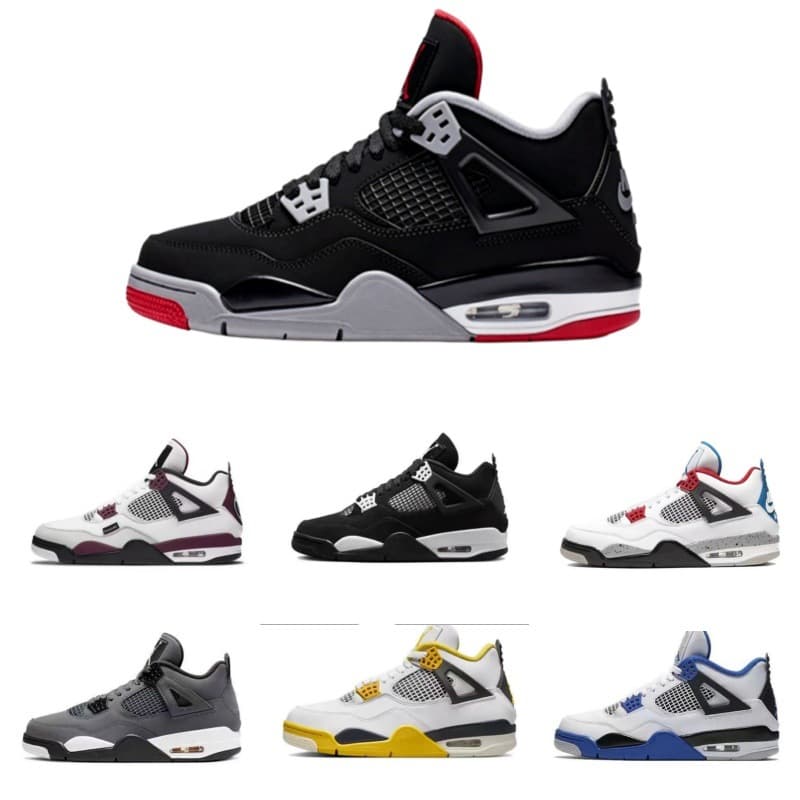 Putian Shoes Cross-border AJ4 Paris Practical Basketball Shoes, JJ4 North Carolina Versatile Unisex Air-cushion Sports Casual Shoes