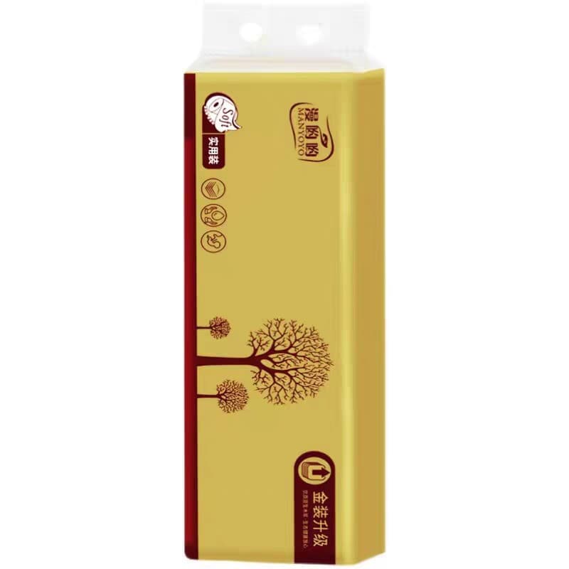 Bathroom Tissue Rolls, Virgin Wood Pulp, Coreless Toilet Paper for Home Use, Bulk Wholesale Pack