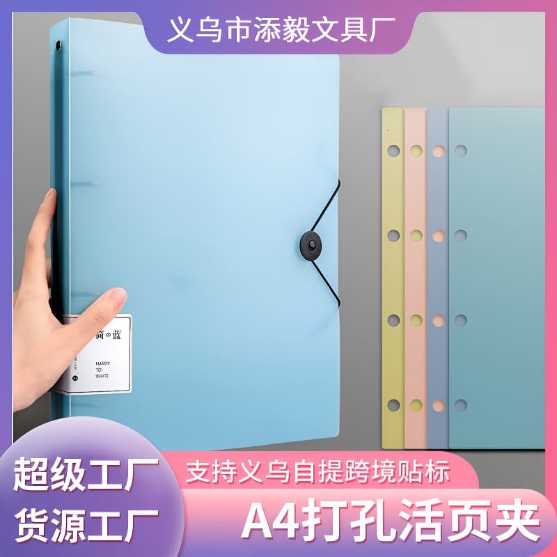 (Small sheet) A4 information book folder, transparent insert, test paper storage bag, pregnancy test and prenatal checkup storage book file folder