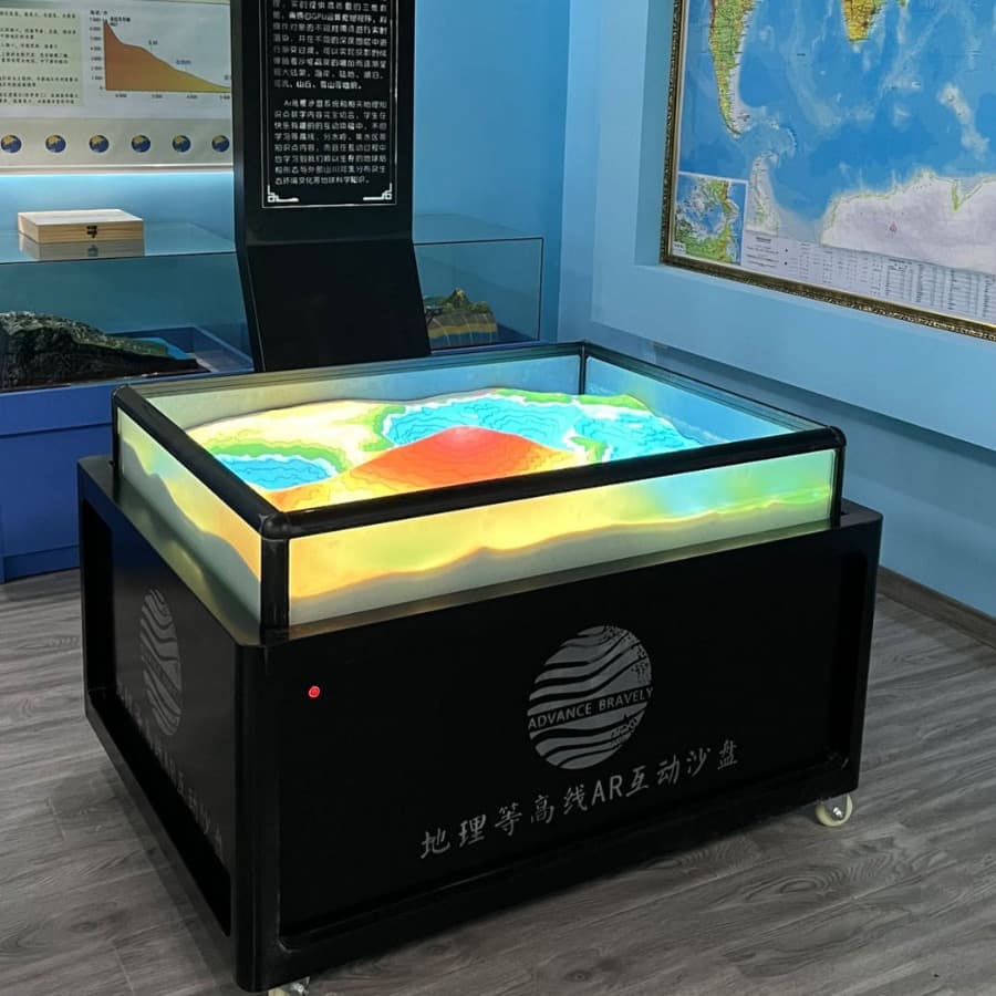 [Special Recommendation] [AR Geographic Contour Sand Table] [Geography Classroom] [History Classroom]