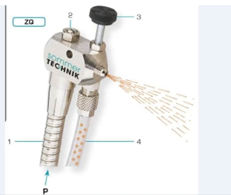 Sommer-Technik ZN HEAD series atomizers for fixed installation