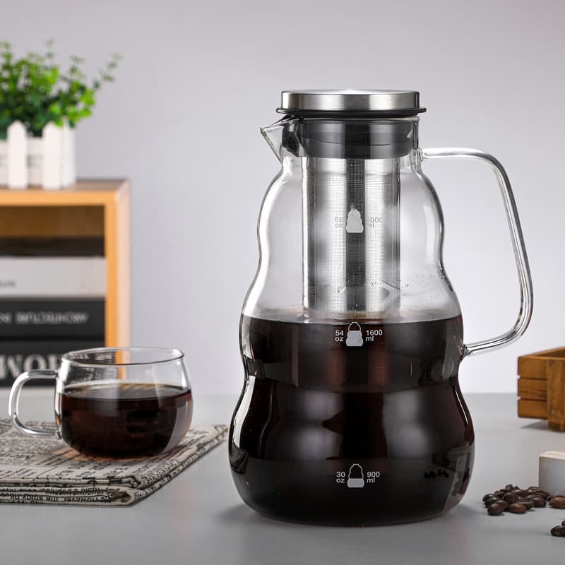 Cold extraction pot hand-made glass coffee pot coffee filter cup cold teapot ice drip kettle cold extraction coffee pot