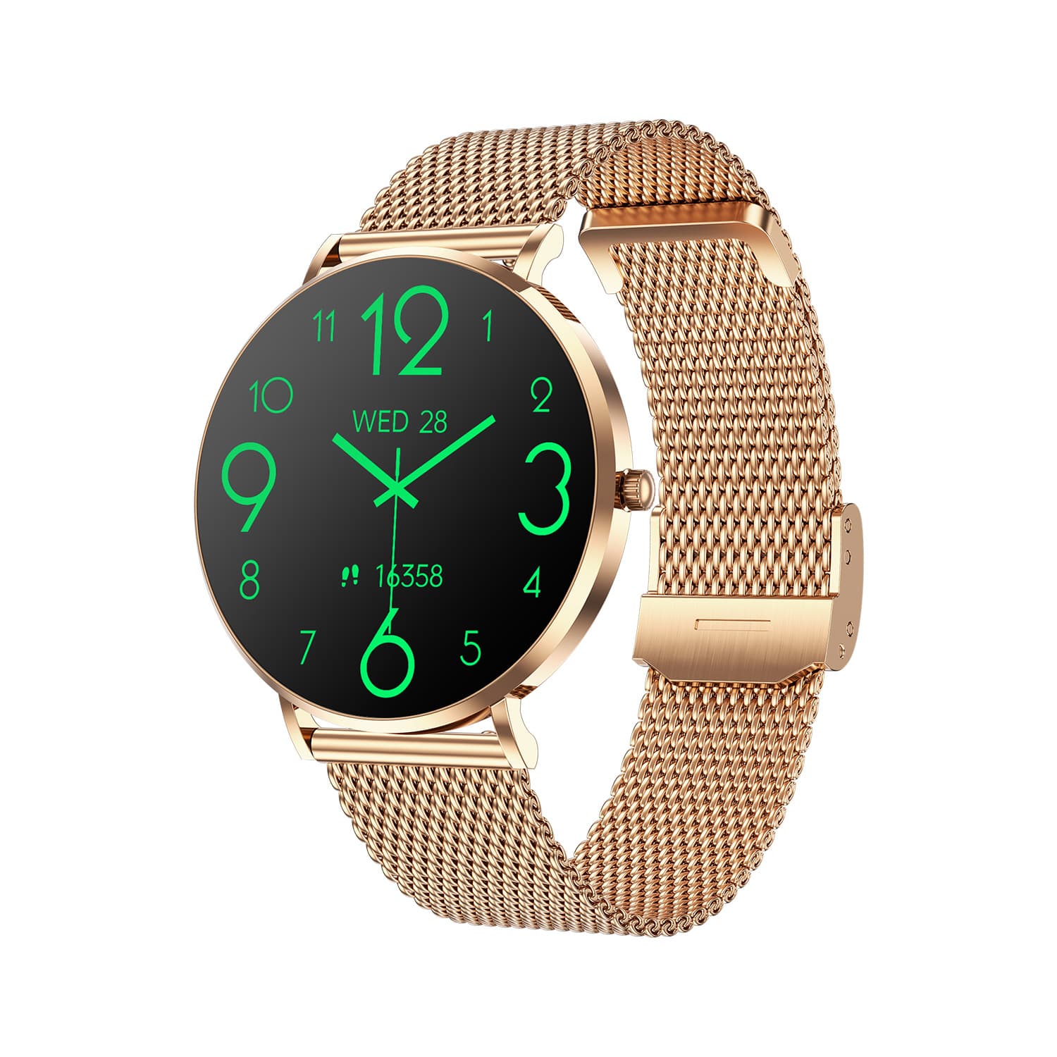 New T8pro Ultra-Thin Stainless Steel Case Smartwatch 1.36-Inch Bluetooth Call Always-On Display 466*466 High Resolution