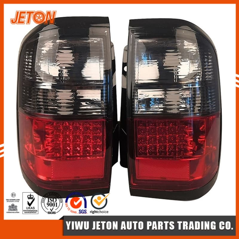 Compatible with Nissan TERRANO PATHFINDER R50 1995-2002 Tail Light Assembly Red Gray