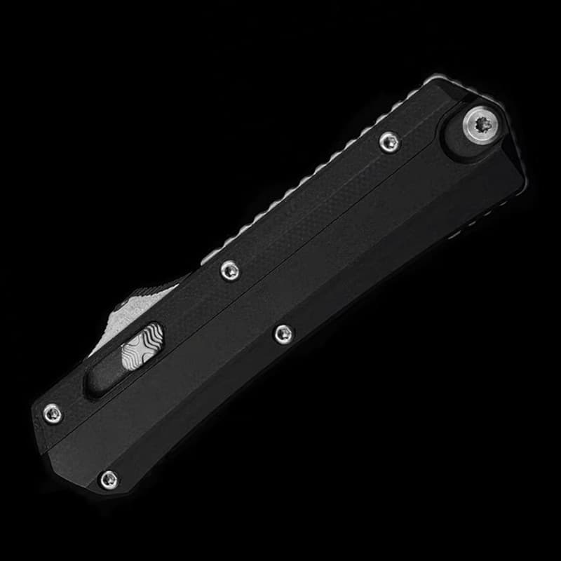Outdoor Micro Tech Snake God Aluminum Alloy Handle Zinc Alloy Handle Outdoor Knife Portable Multi-Function Camping Knife