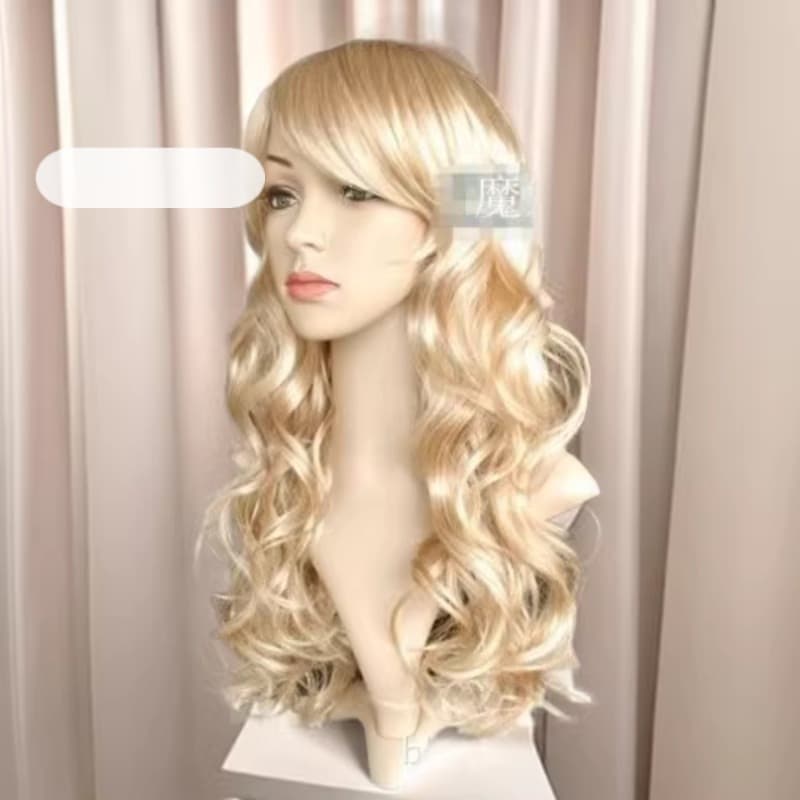 Long Curly Hair Party Wig Festival Window Display Colored Christmas Wig Personal Care Home Cleaning Long Curly