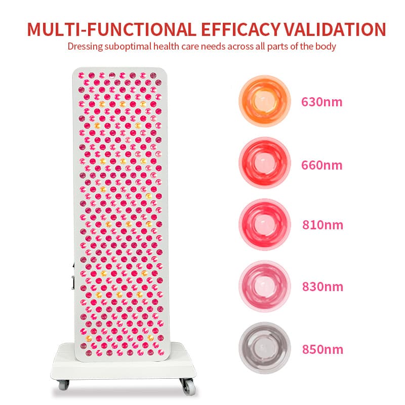 5-Band Infrared Therapy Lamp 1500W 1000W 3000W 6000W Red Light Panel for Joints and Muscles