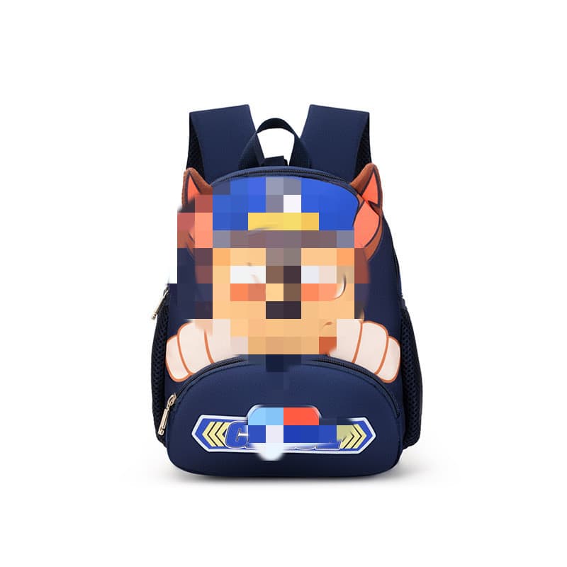 New Kids Backpack Cartoon Anime Kindergarten School Bag for Boys Girls Ages 2-5 Nylon Lightweight Cross-border