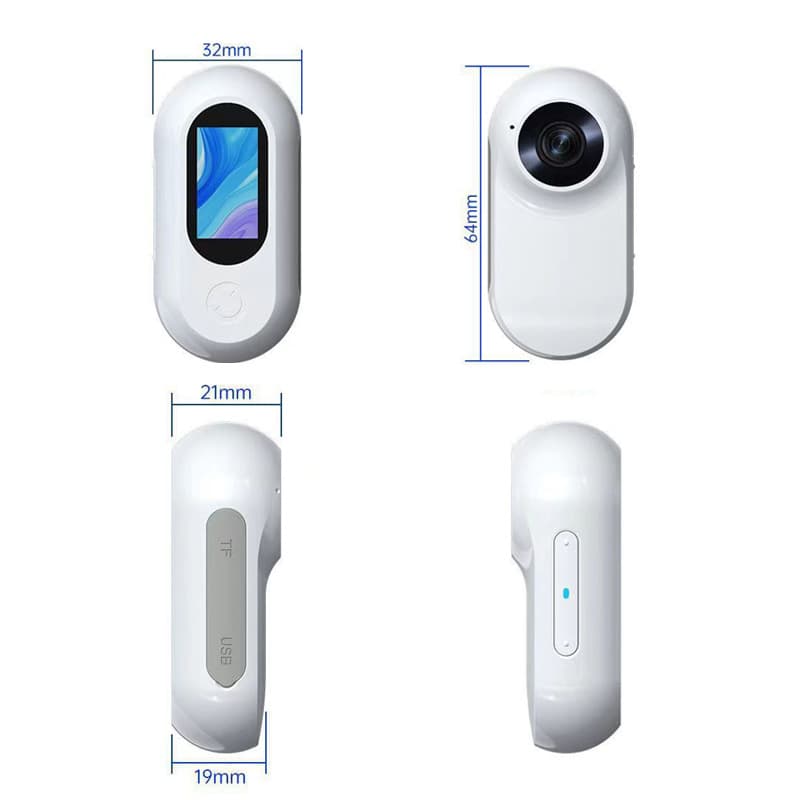 New Cross-Border HD Pet Camera Thumb Action Camera Outdoor Cycling Rotating Magnetic Smart Camera