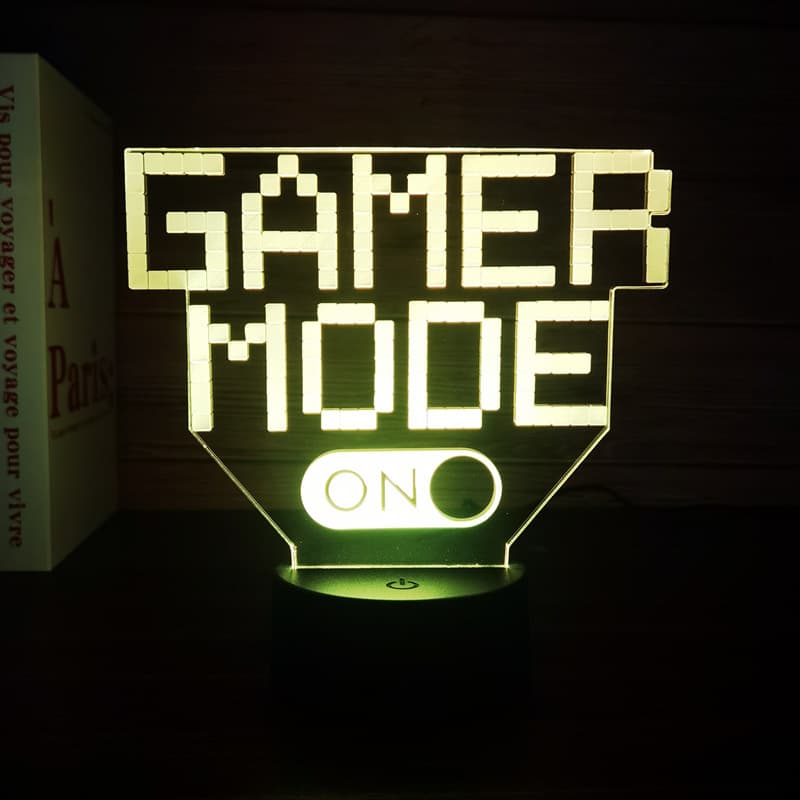 Creative Gaming Atmosphere Light Game Controller 3D Night Light XBOX Decorative LED 7-Color Light Pollution Factory Direct