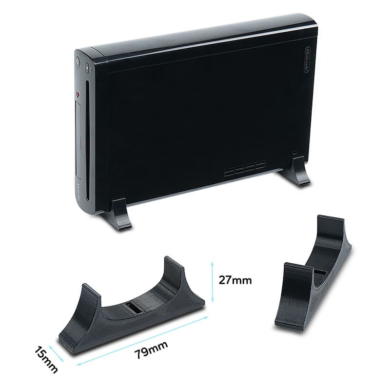 WII U Console Injection Molded Stand High Quality WII U Gaming Console Cooling Stand Base Horizontal Stand