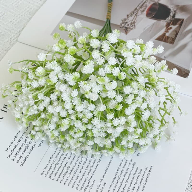 Gypsophila bouquet wedding Internet celebrity plastic fake flowers dried flowers wedding bouquet decoration flower arrangement Gypsophila artificial flowers