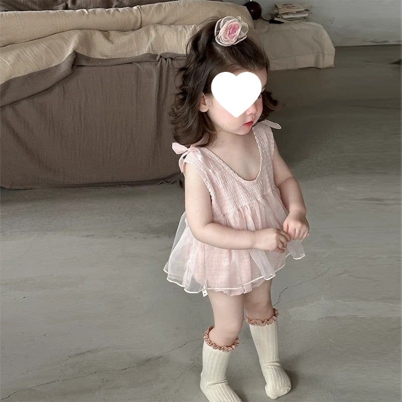 Summer baby onesie clothes sweet princess thin harem fashionable cute fart clothes baby summer clothes new style