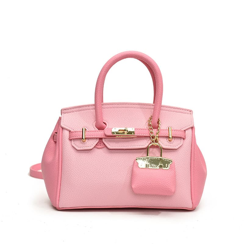 Cross-border fashionable and textured portable platinum bag, light luxury, simple and versatile shoulder bag, large capacity, temperament, niche crossbody bag