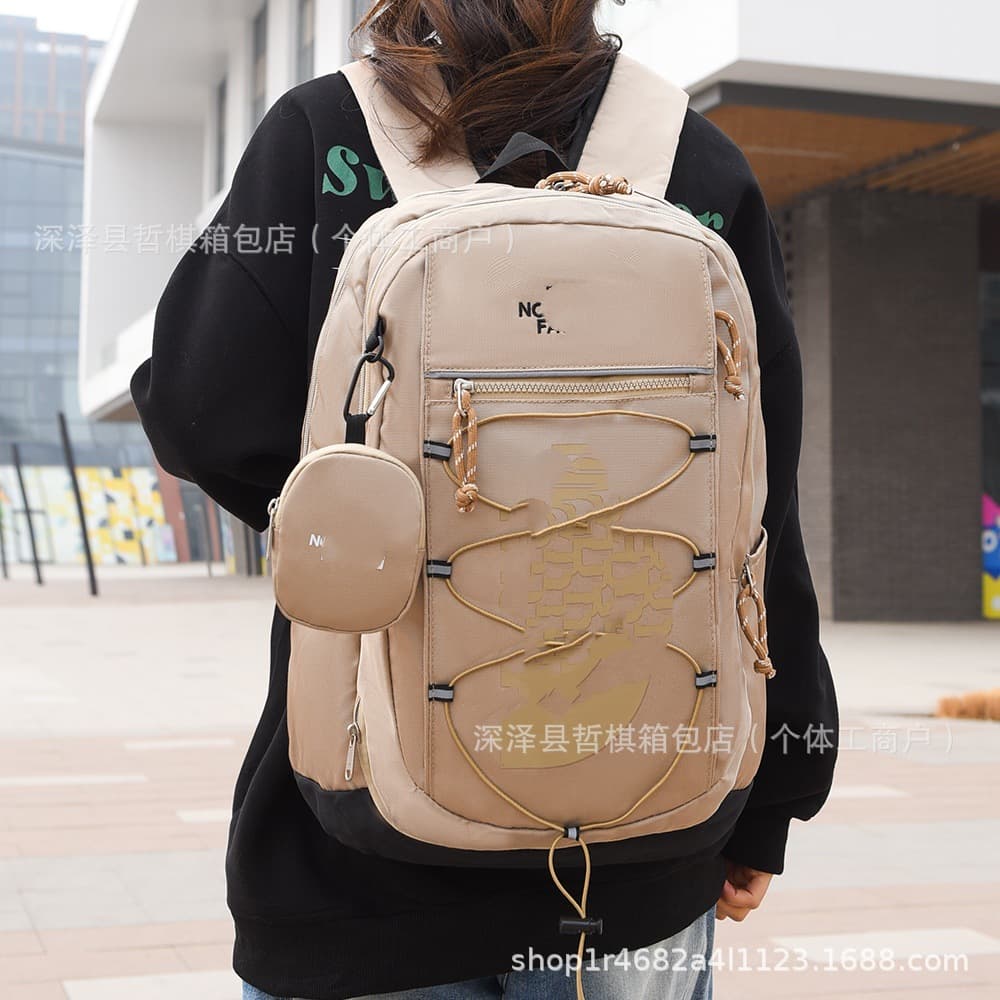 2026 Beijia Large Capacity Backpack for High School and College Students, Adult Outdoor Fashion Casual Bag, Unisex Schoolbag