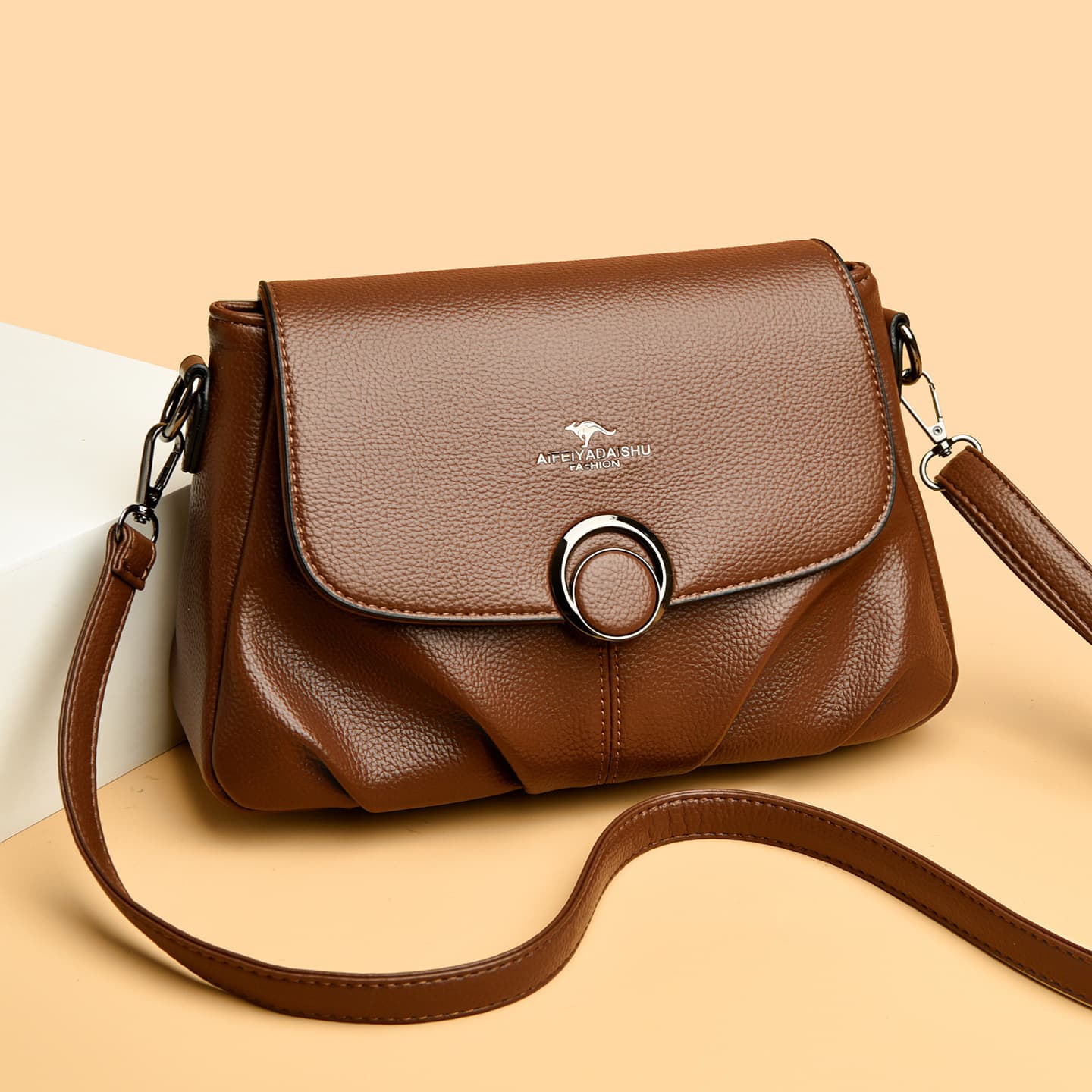 Cross-border New Women's Bag Versatile Middle-Aged Mom Bag Fashionable Elegant Ladies Shoulder Crossbody Handbag Dropshipping