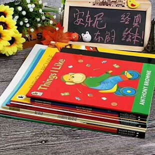 Anthony Browne Picture Books 12-Book Set, Original English Edition, Recommended by Wu Minlan, Point-and-Read Version
