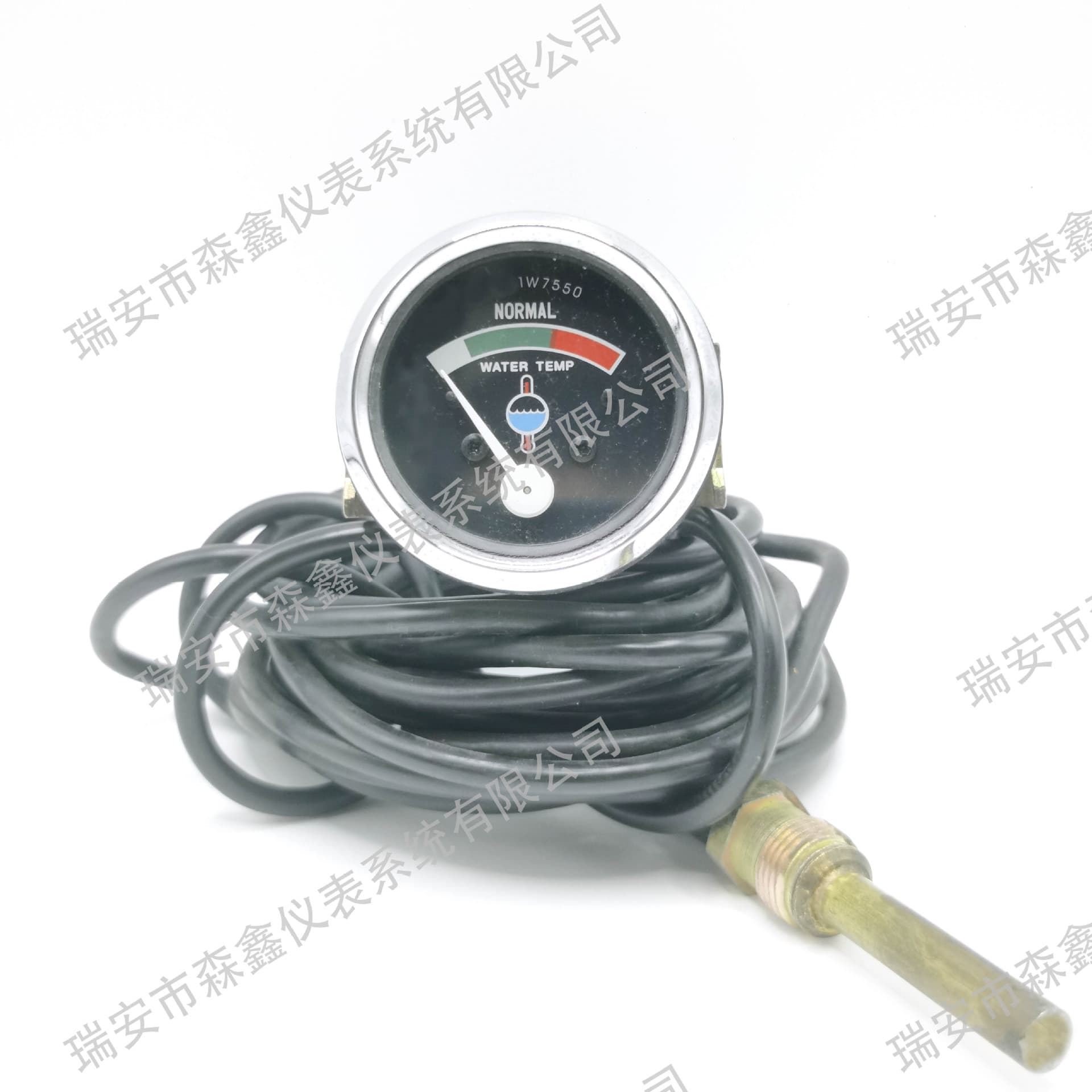 Direct-Reading Water Temperature Gauge for Agricultural Machinery, Tractors, Trucks UT-200 D, Wire 60mm 1W7550