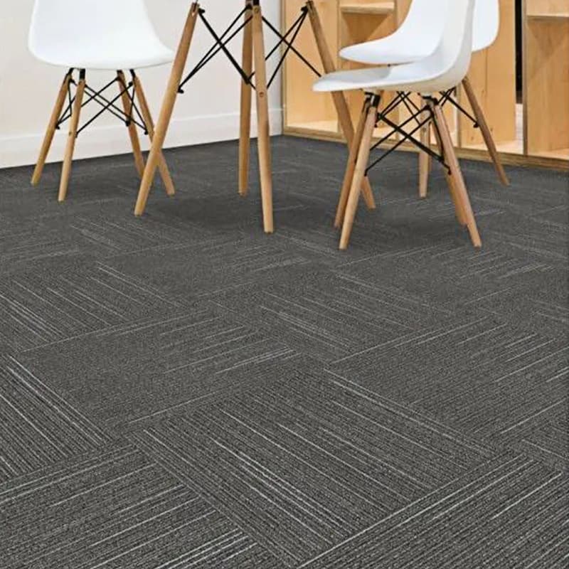 Office Carpet PVC Backing Thickened High Quality Eco-Friendly Commercial Square Full Coverage Soundproof Fireproof Office Building Carpet