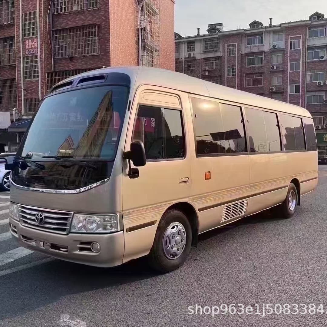 Export used Coaster bus manufacturer 28-seater business luxury bus 7-meter Euro III emission minibus