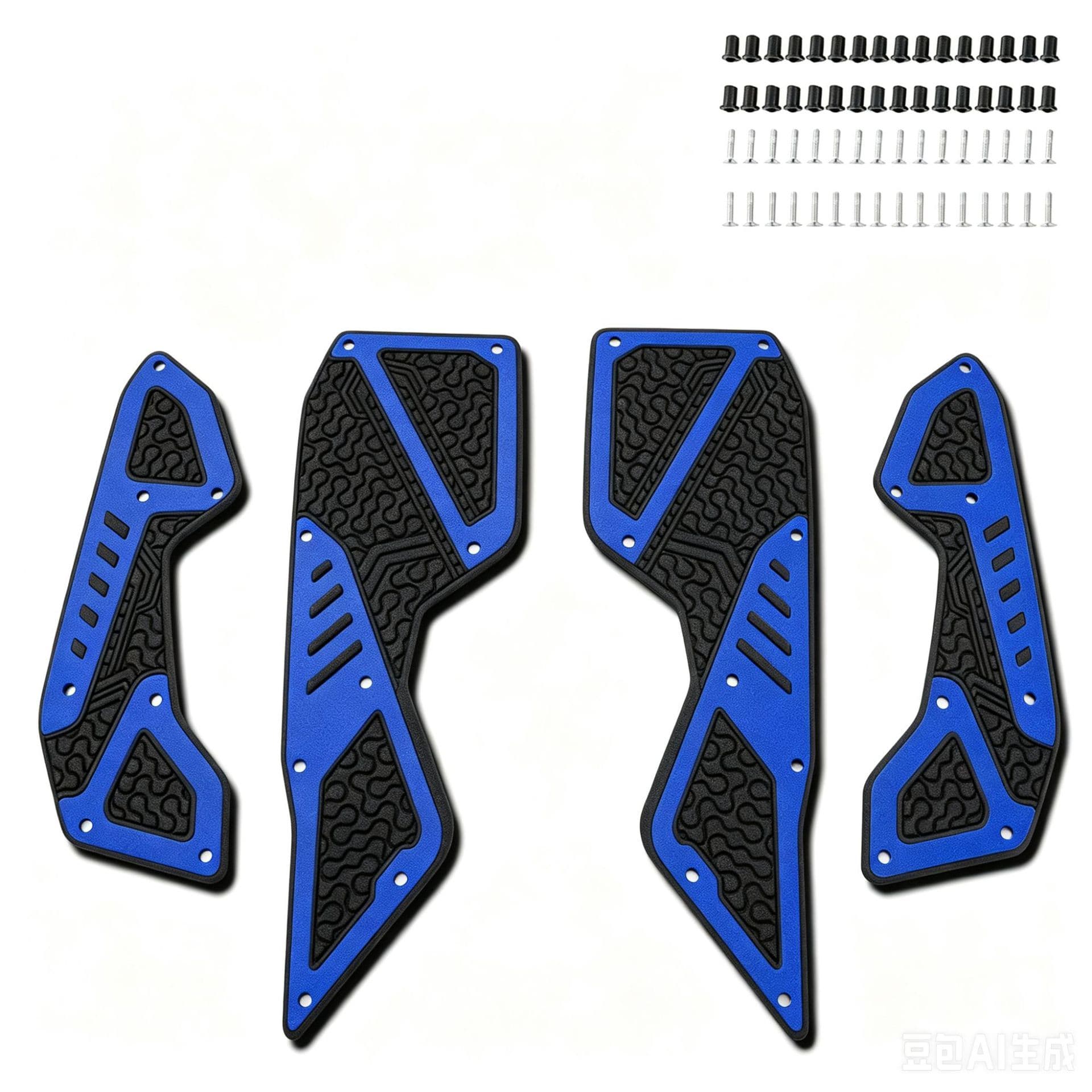 Rubber anti-slip foot pads suitable for 2025 NMAX 155 motorcycles, available in multiple colors