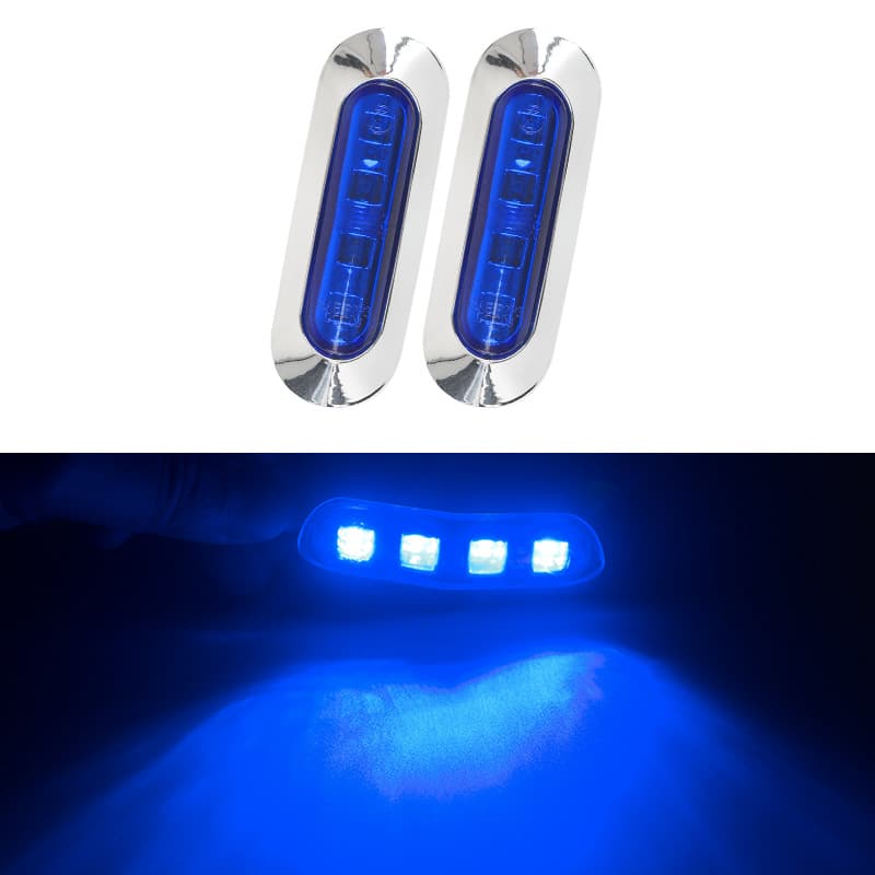 Cross-Border Hot Seller 4LED Truck Side Light E4 Trailer Side Light Pickup RV Light Amazon MK-330
