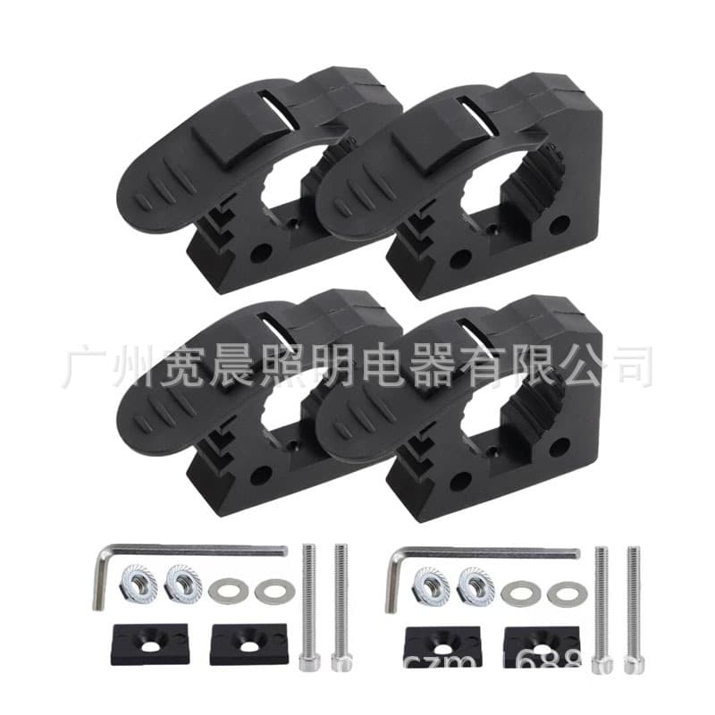 Quick Fix Shovel Clamp for Roof Rack, Rubber Shovel Axe Fastener for 3-4cm