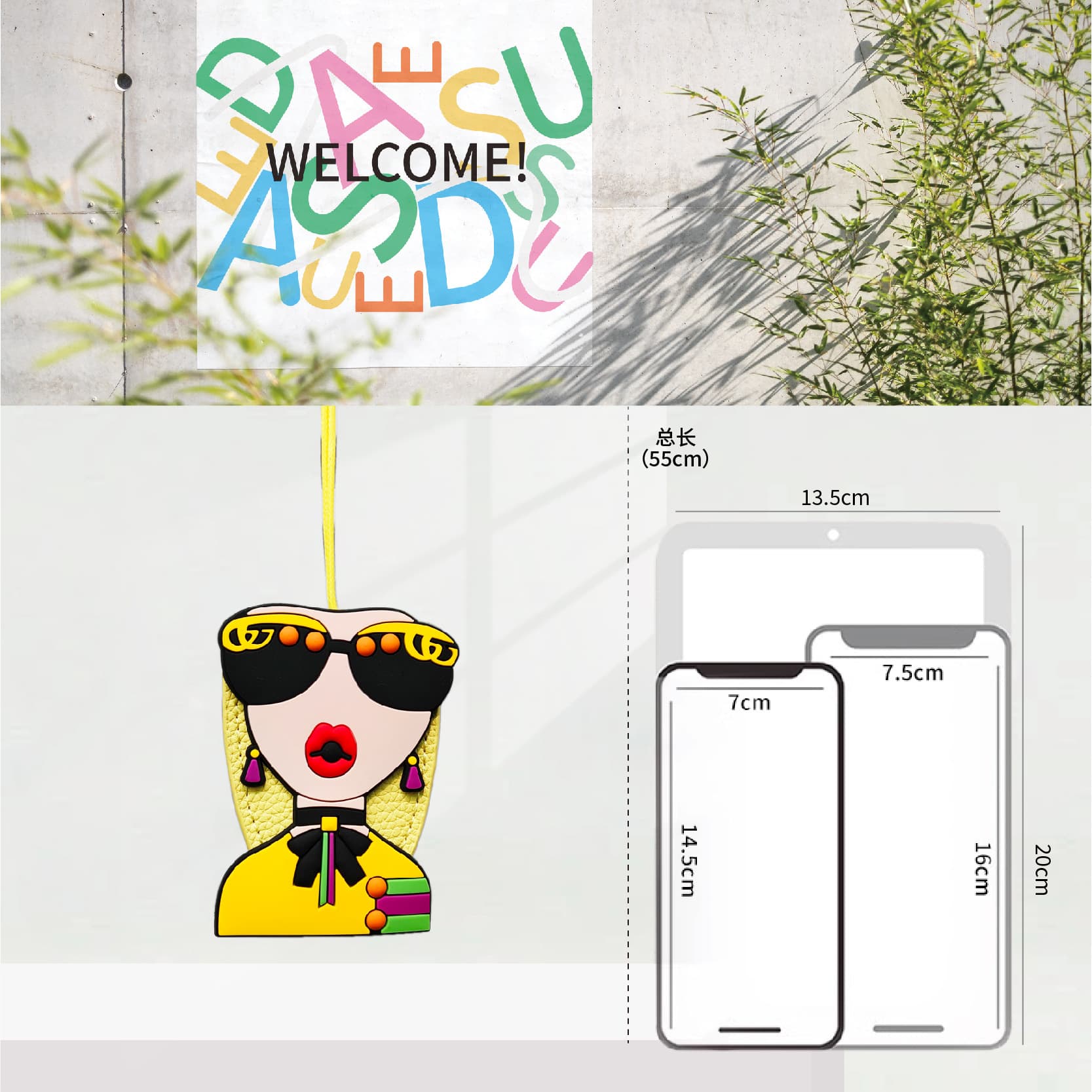 Outdoor Magnetic Hat Clip Sunglasses Clip Bag Hanger Storage Lanyard Women's Portable Bag Clip Accessory Cross-border
