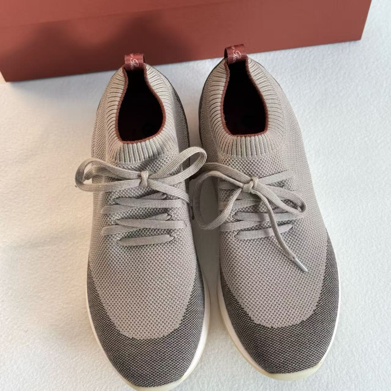 Fashion Casual Shoes 2026 New Thick Sole Sock Shoes Breathable Knit Fabric Sports Comfortable Versatile Men's Sneakers