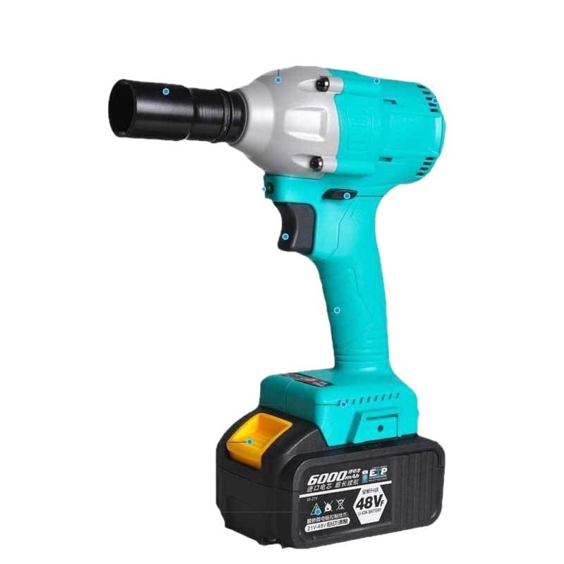 Pure Copper Brushless Electric Wrench Impact Wrench Compatible with 48VF/88VF Scaffolder Carpenter Lithium Power Tool Set
