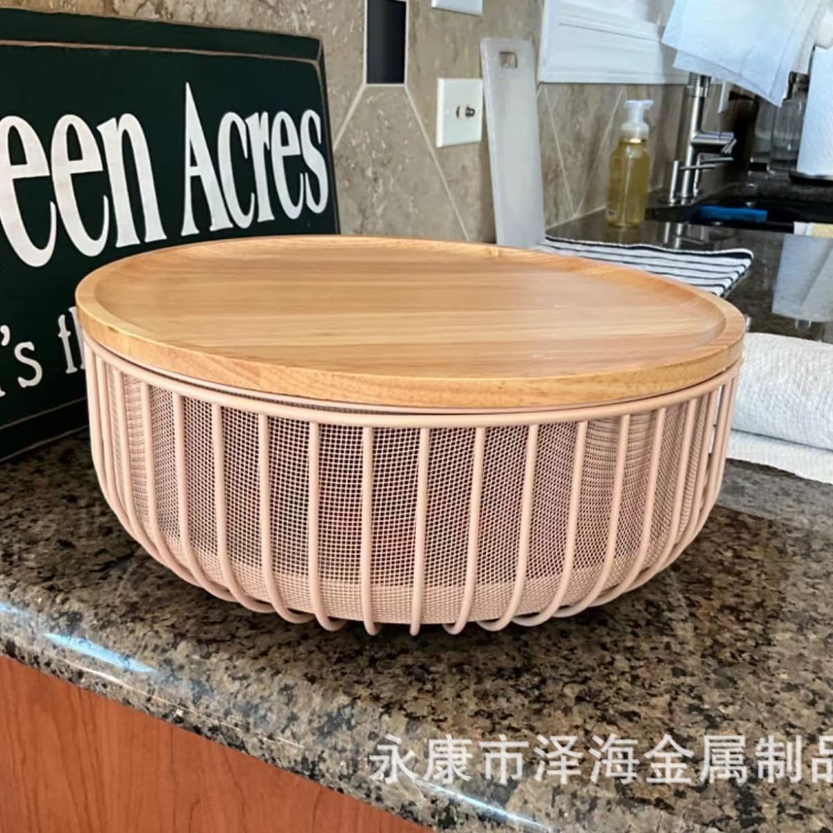 Amazon Iron Fruit Platter Basket Storage Basket Household Living Room Creative Art Fruit Plate Snack Display Tray Nut Dish
