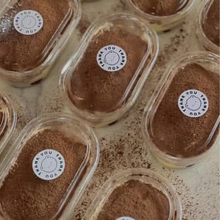 Cross-border stock thousand-layer cake box, soy milk tiramisu mousse cake box, fruit cream cake packaging box