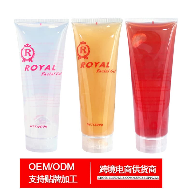Wholesale source of cooling gel, hair removal device gel, red slimming gel, beauty salon-grade ultrasonic coupling agent.