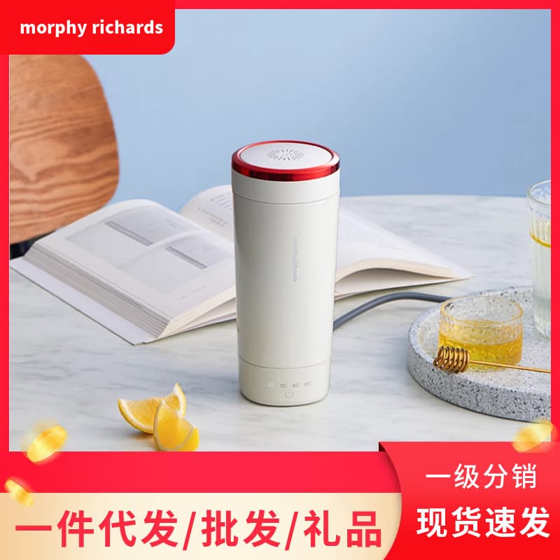 MR6060 Heating Cup Electric Heating Cup Timer Portable Small Water Cup Insulated Heating Electric Hot Water Cup Gift