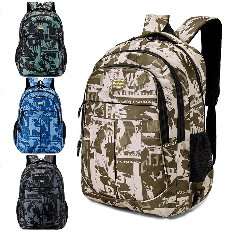 Oxford cloth backpack large capacity men's camouflage outdoor travel backpack casual multi-functional commuter computer backpack