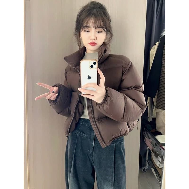 Winter European version of Kendou style short high-waisted thickened top for women 2025 spring and autumn new short style shorts