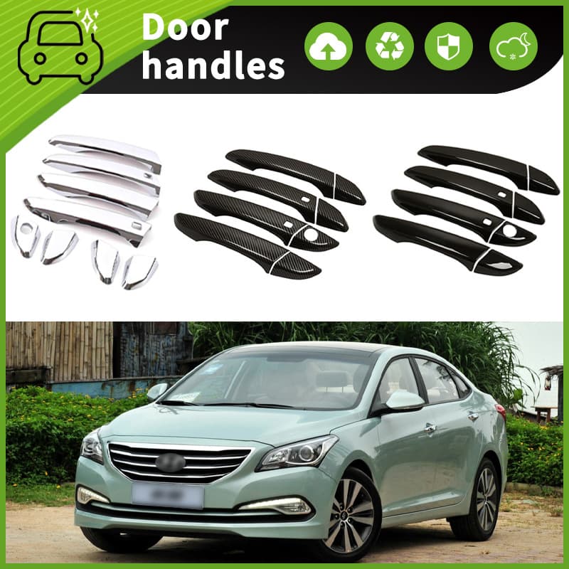 Modern Door Bowl Pulls Decorative Handles Anti-scratch Modification Special Accessories for Hyundai Sonata 14-19 Models
