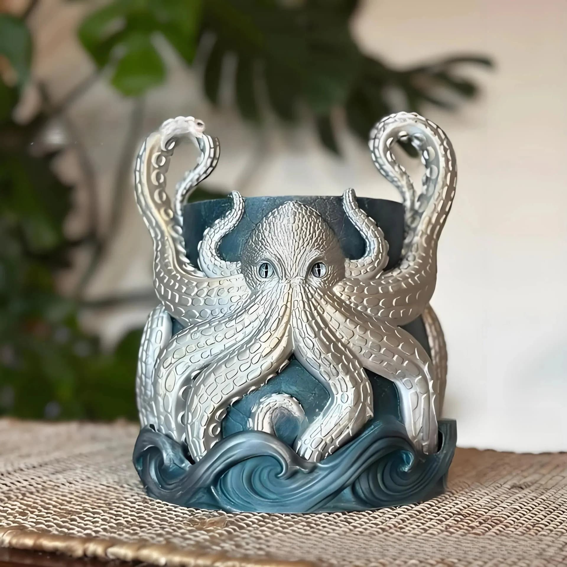 Cross-border New 3D Printed Kraken Planter 3D Printed Kraken-shaped Octopus Flower Pot