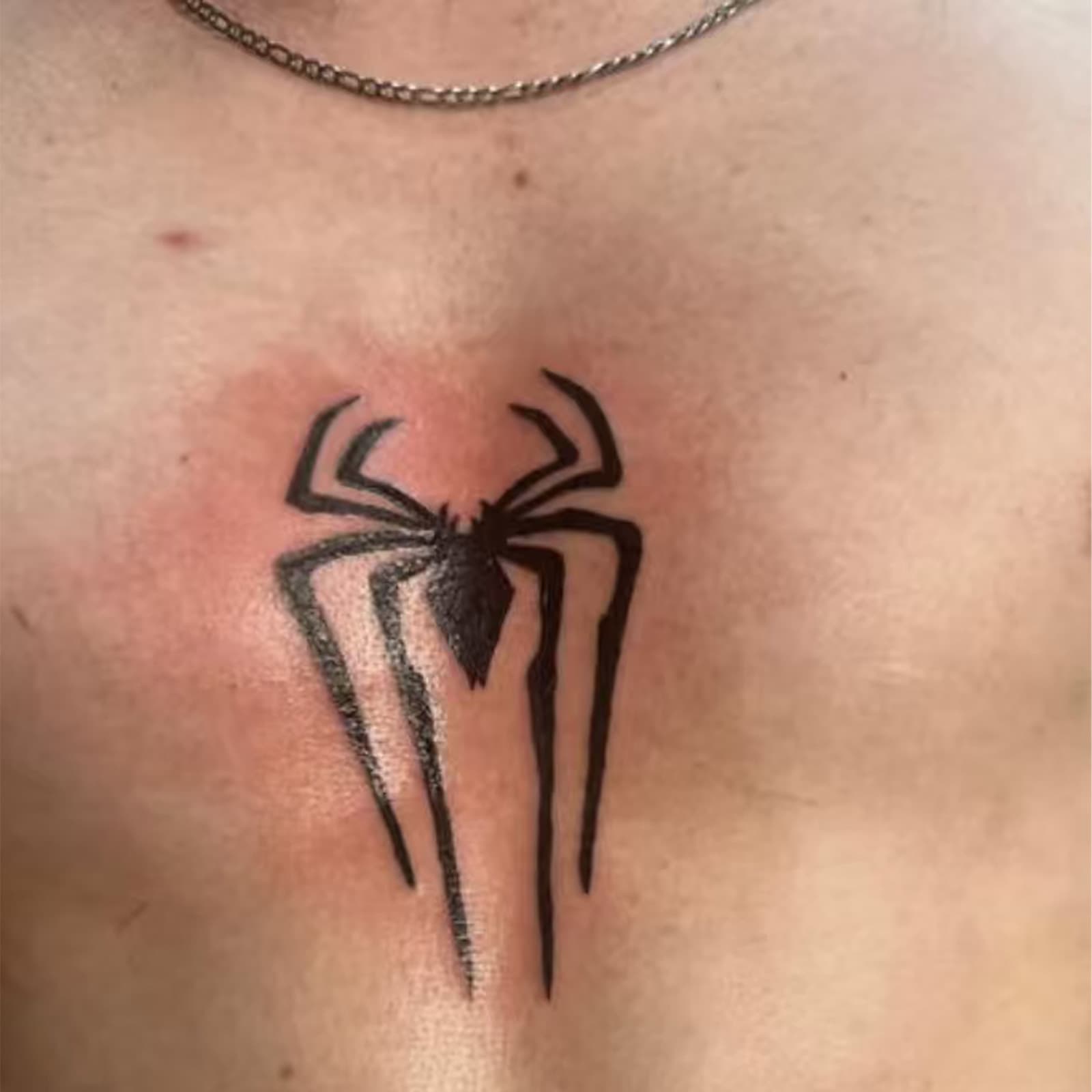 Spider-Man Chest Tattoo Sticker, Waterproof and Long-Lasting, High-End Realistic Tattoo for Men and Women