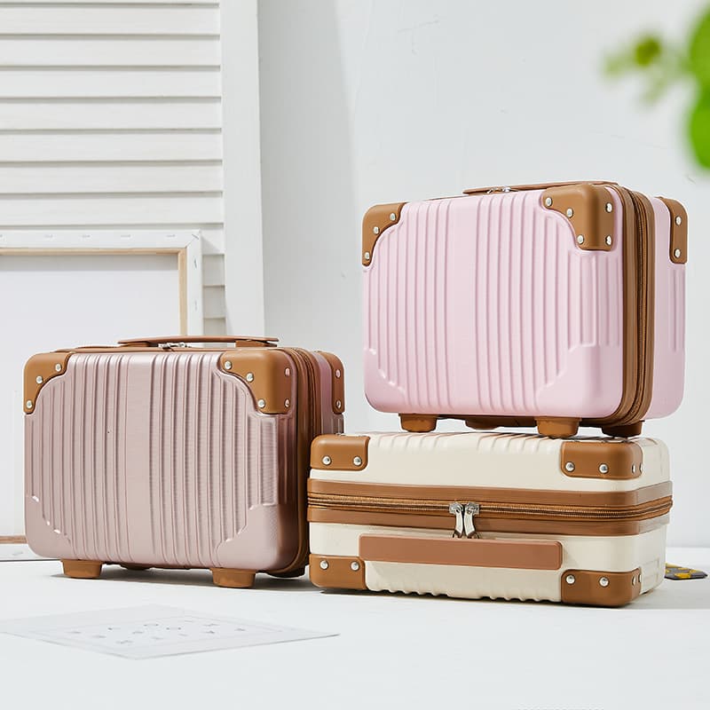 Korean-style Mini Suitcase for Women, Lightweight 14-inch Hand Luggage, Fresh Student Travel Case, Durable Wholesale