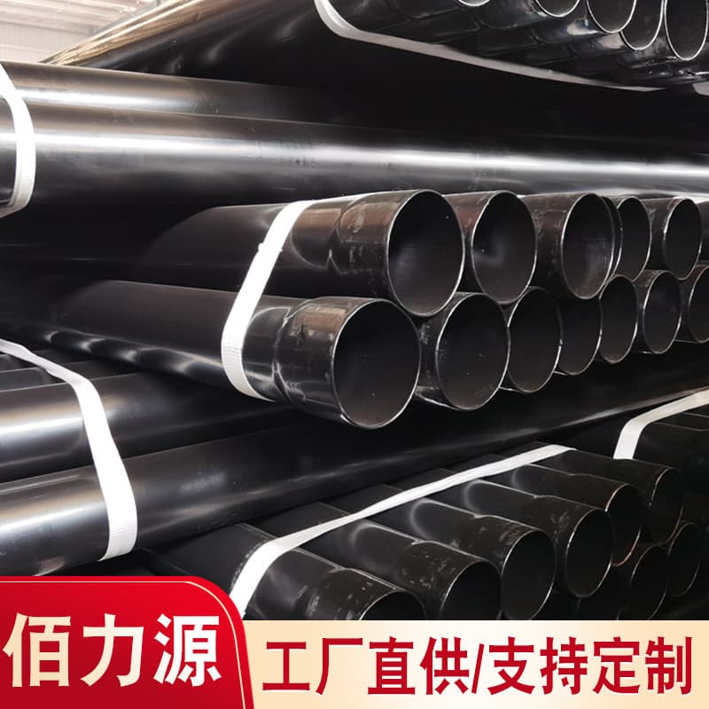 Hot-dip plastic-coated steel pipe, socket-type plastic-coated buried composite steel pipe, 200mm hot-dip plastic-coated cable protection pipe