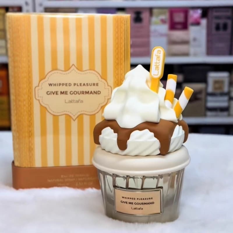 New cross-border hot-selling lattafa perfume ice cream cup 75ml gourmet series Middle Eastern Arabic perfume