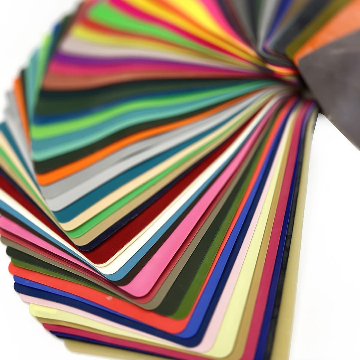 Full color range multi-thickness film color chart, tear-resistant latex sheet manufacturer direct supply, rubber clothing fabric reference color chart
