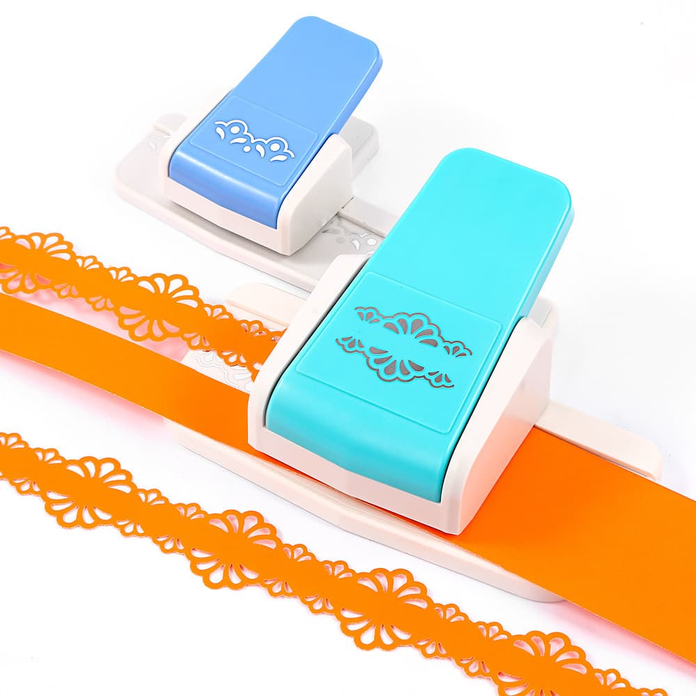 Edge and Corner Embosser, Children's DIY Hollow Pattern Press for Cards and Albums
