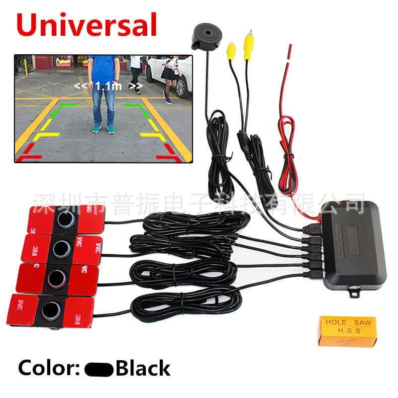 4 detection visual radar with navigation or display reversing radar display reversing camera visual radar