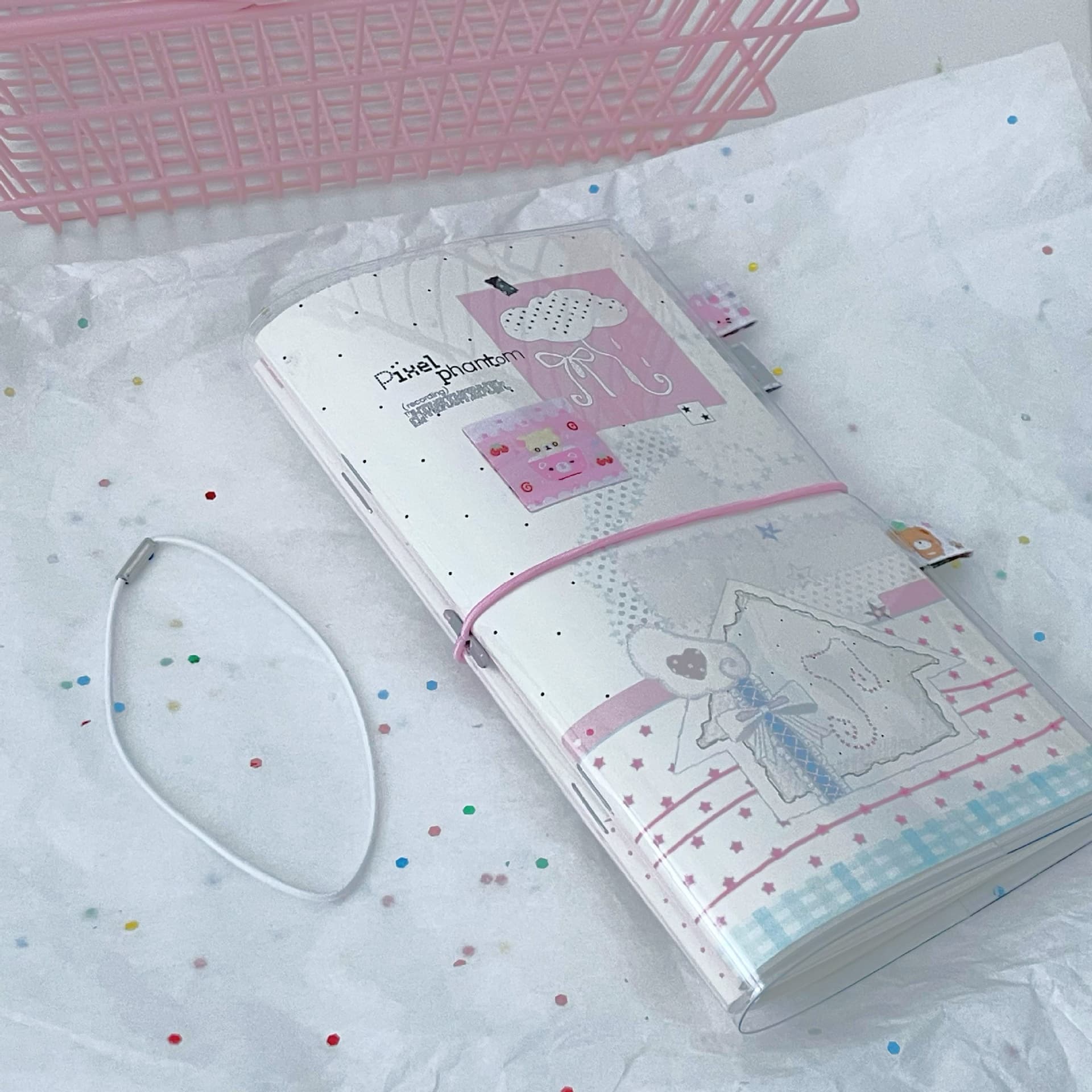 TN Book Cover Transparent Protective Sleeve, PVC Waterproof Cover for Notebooks